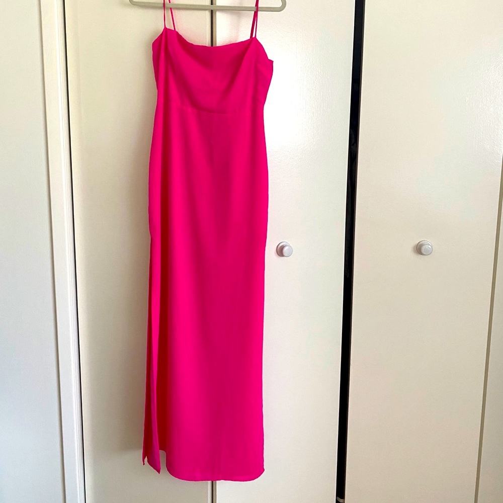 Super Down Hot Pink Gown